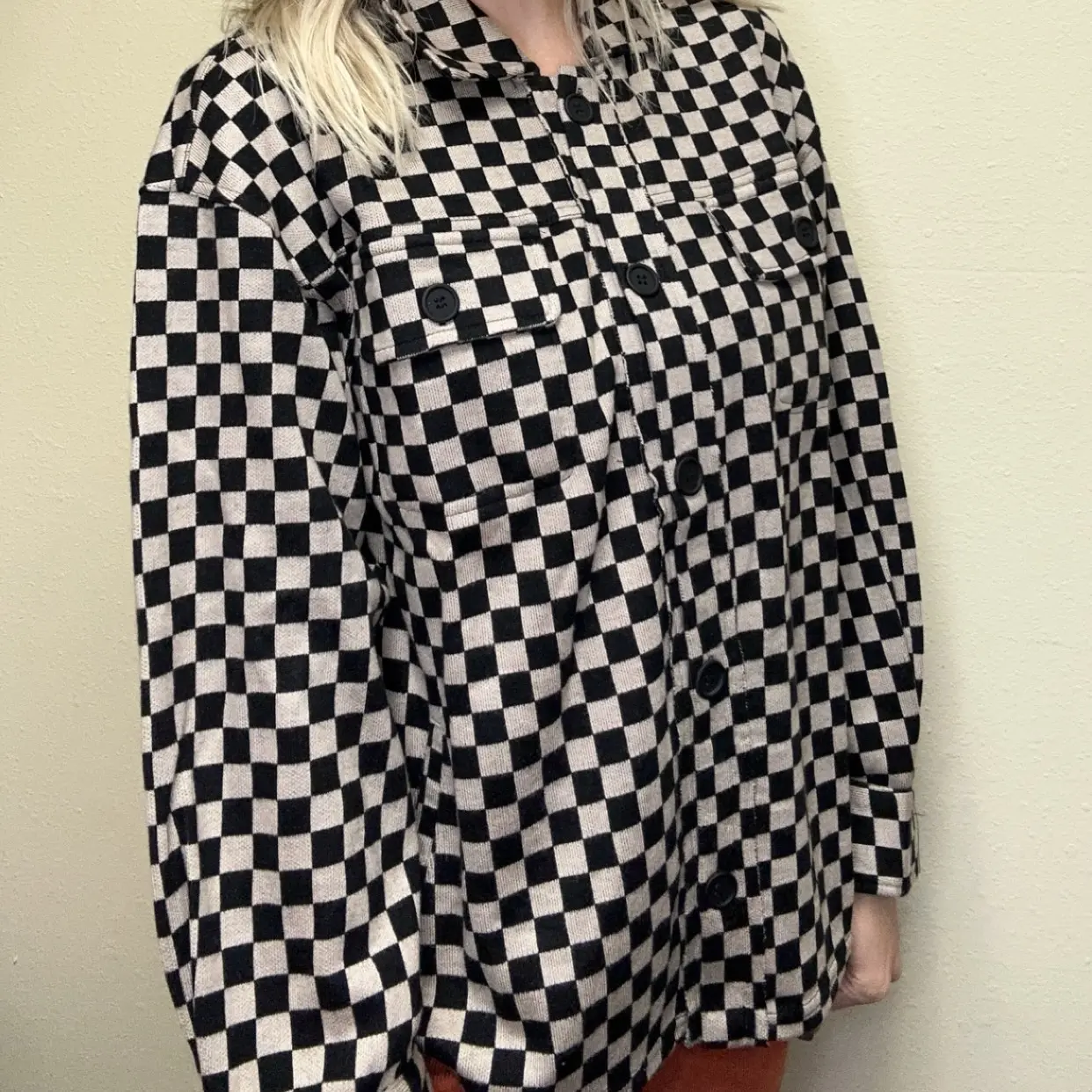 Checkered Shacket