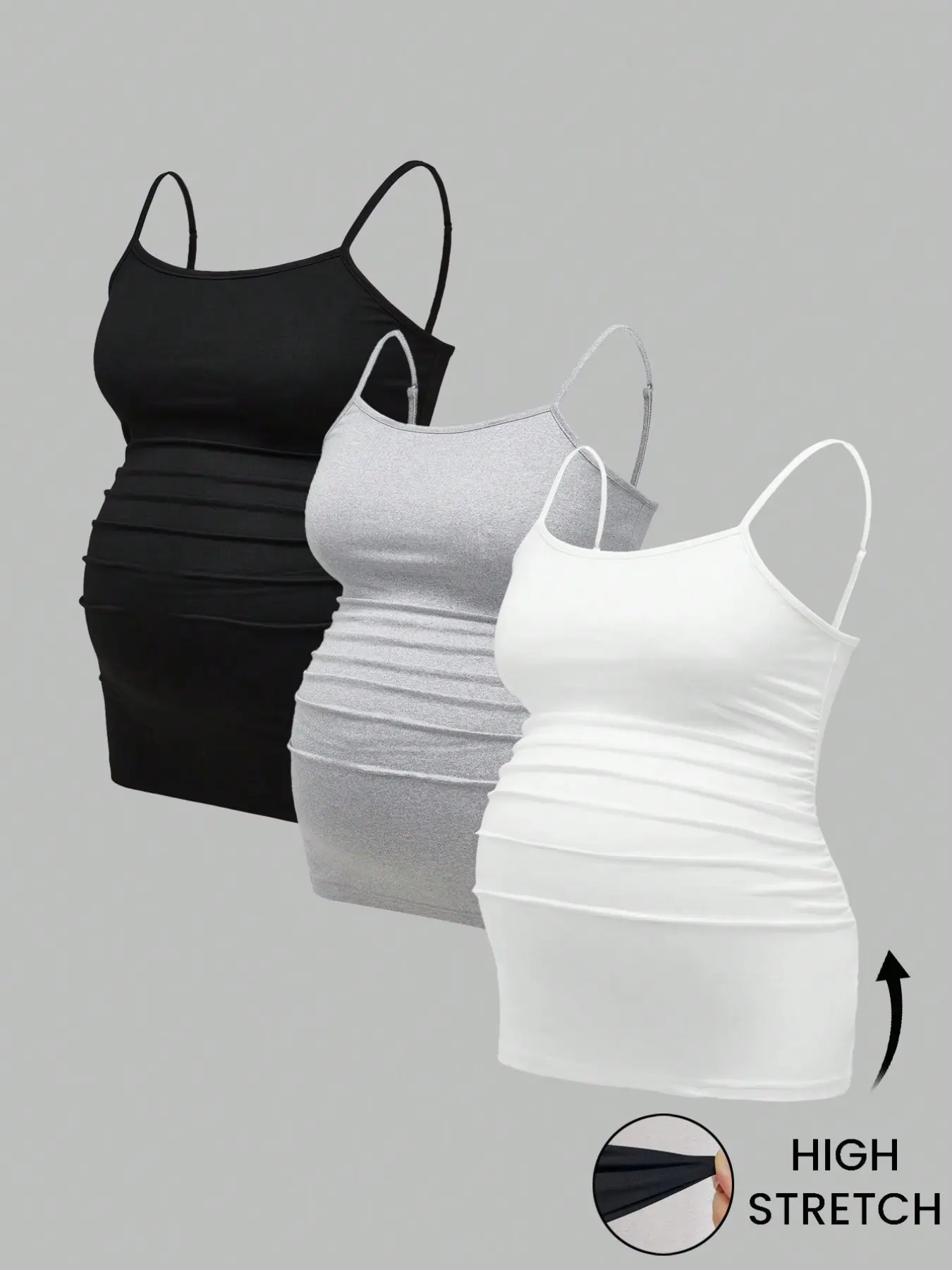 3PCS，Women's Maternity Tank Top Set, Summer Casual Sports Yoga Tops, Comfortable Cotton Pajama Shirts, Summer Maternity Sets, Summer Maternity Clothes