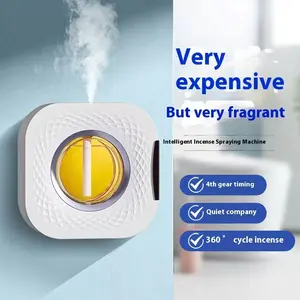 1 intelligent aromatherapy diffuser, intelligent USB aromatherapy machine, with digital display screen, 4-speed adjustment, humidification, aromatherapy, sleep aid, silent, compact and convenient, can be used in bedrooms, living rooms, apartments, hotels