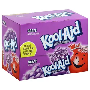 Kool-Aid Grape Unsweetened Soft Drink Mix, 0.17 Ounce (Pack of 48)