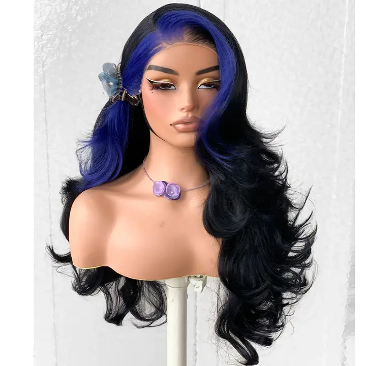 Blue Skunk Stripe