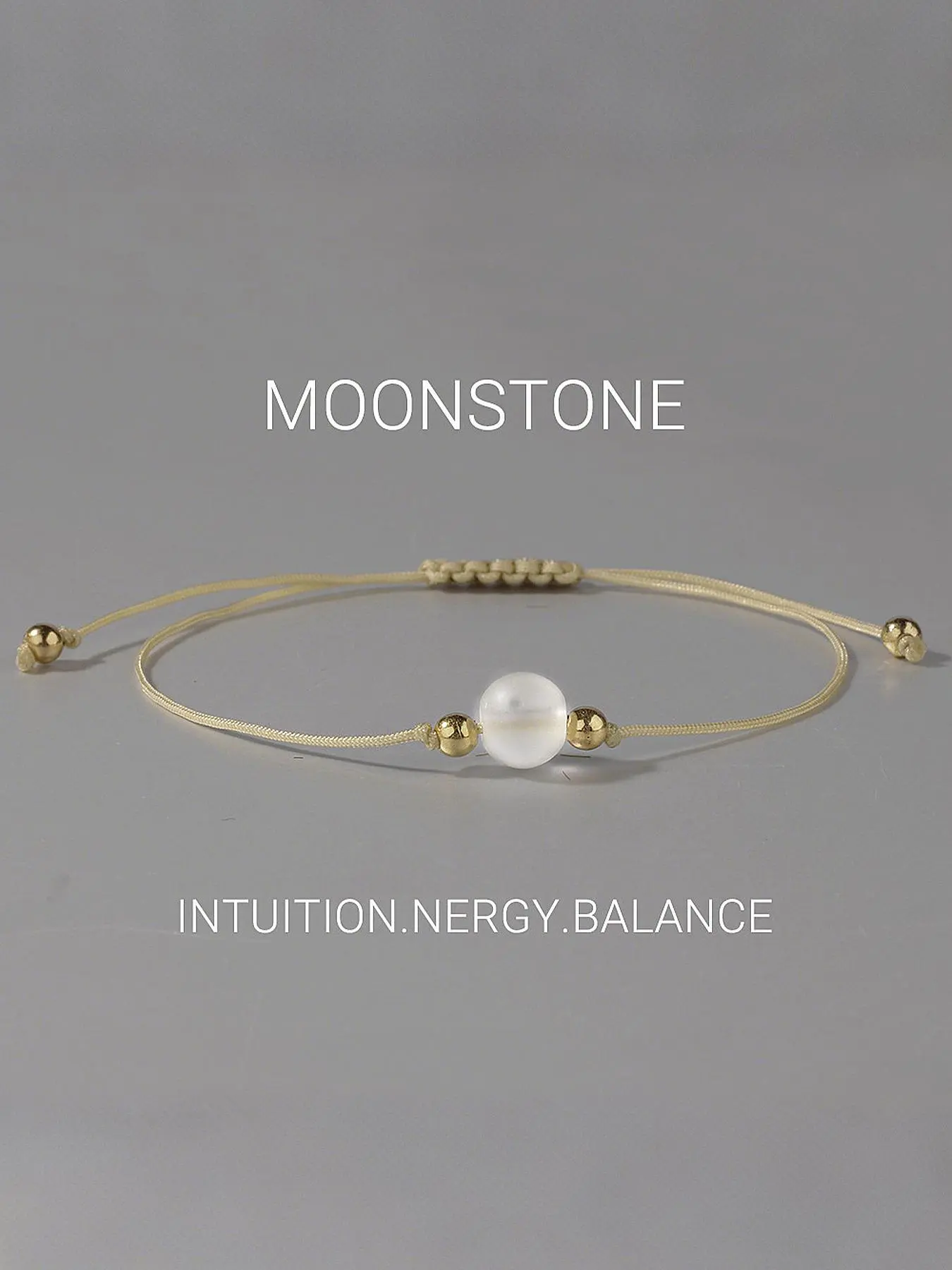 Moonstone Beaded Bracelet, Boho Stone Bracelet, Fashionable Braided Bracelet for Women & Girls, Trendy All-match & Exquisite Jewelry for Birthday Gift, High Quality Bracelet, Moonstone Crystals, Crystal Bracelets