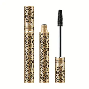 1pc Leopard Print Waterproof Easy Makeup Removal Long Lengthening Curling Non-Smudging Volumizing Thickening Big Eye Mascara