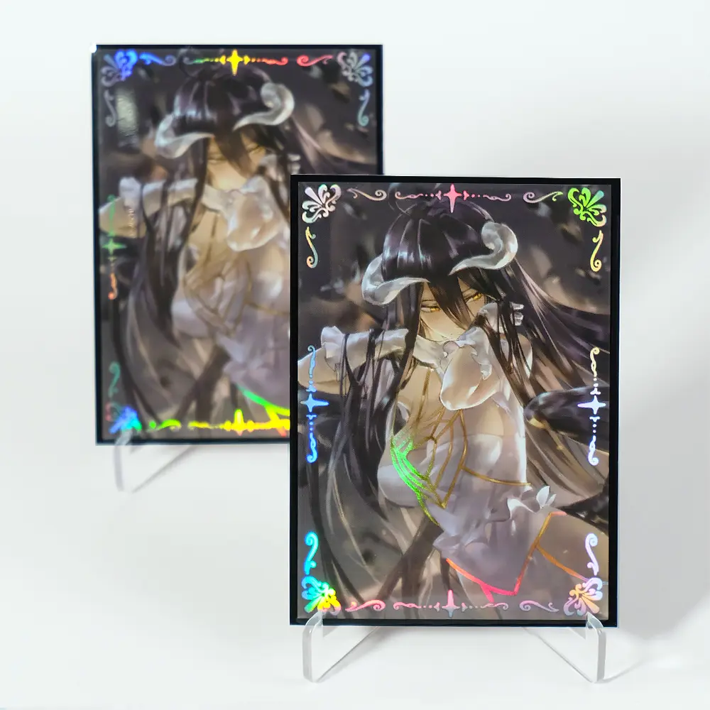 120PCS 67x92mm Standard Size Foil Anime Card Sleeve Protector for PTCG MGT Playing Game Trading Cards card sleeve