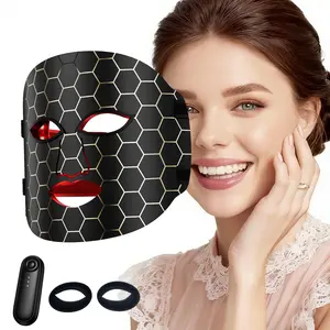 2026 New Facial Light Therapy Device, Facial Care Instrument, Seven Color LED Home Use Facial Mask, LED Beauty Mask, Rechargeable LED Mask, Led Face Mask, At Home Facial, Skin Revitalizing Effect, Portable Easy to Use, Ideal Gift