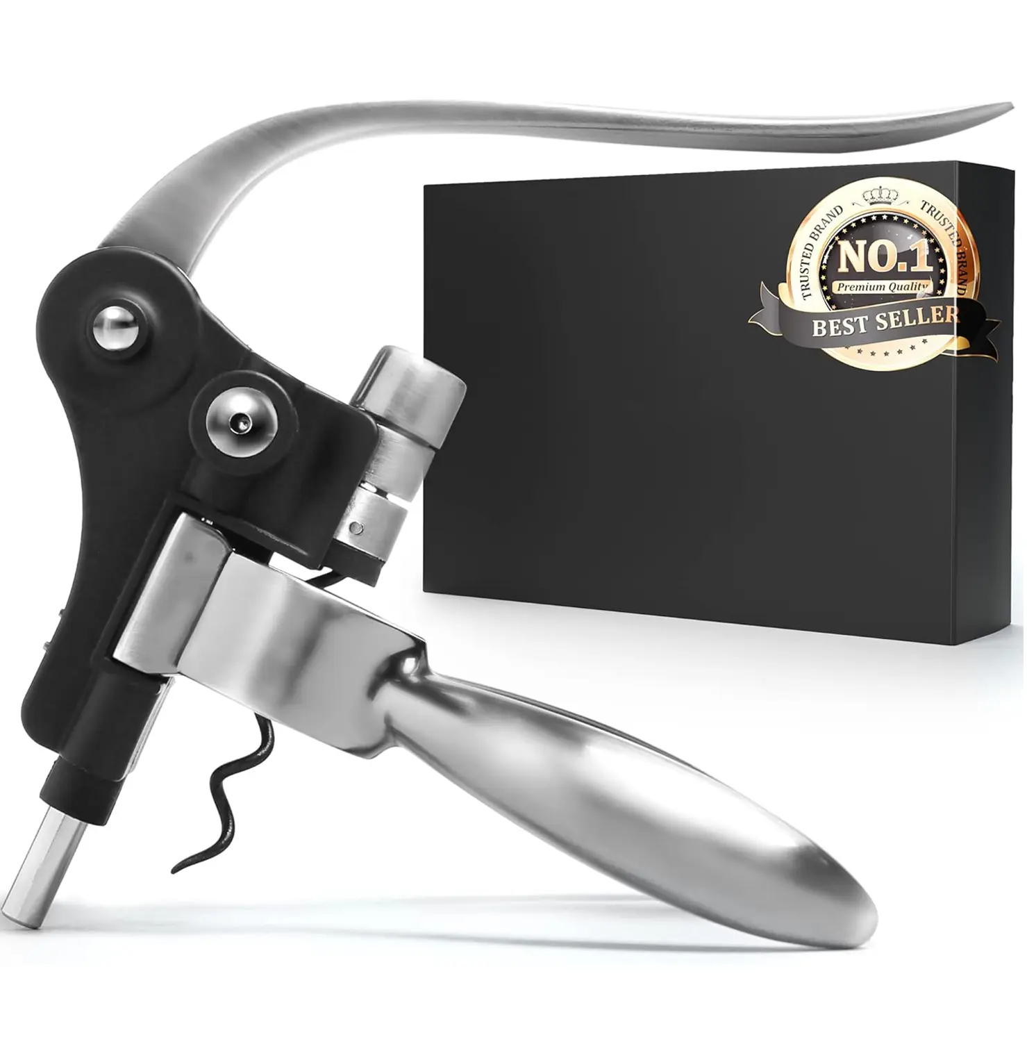 Wine Bottle Opener Corkscrew Set – [2026 upgraded, does NOT break!] - corkscrews wine opener set- wine opener kit Utensils