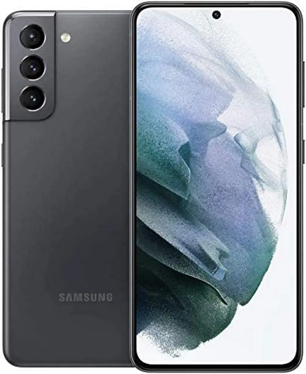 REFURBISHED Samsung Galaxy S21 5G Android Cellphone - US Version, 128GB Phantom Gray, Unlocked Premium Mobile Phone with Rear Camera, Android Cell Phones