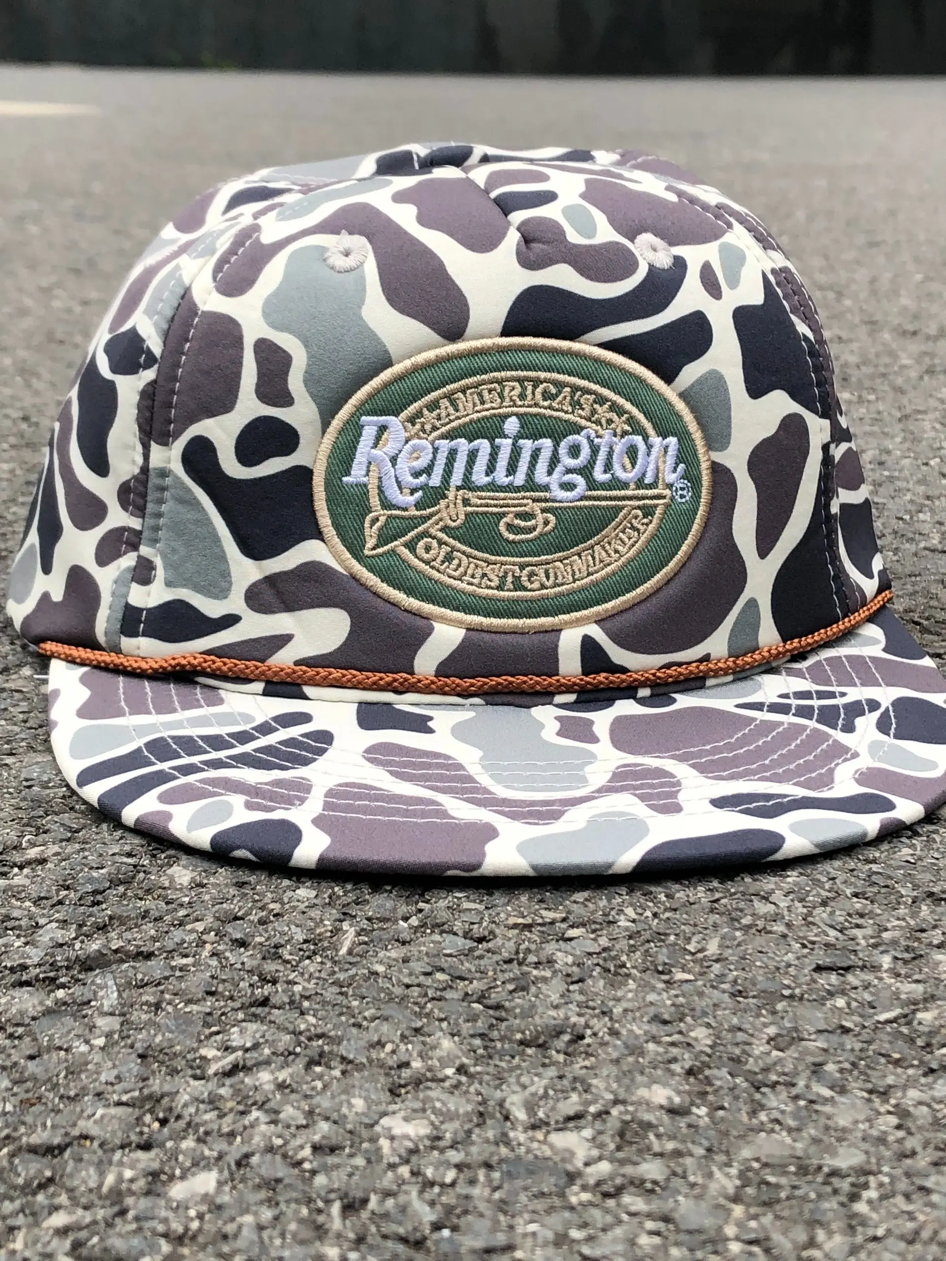 Remington Retro Camo Hunting Patch Snapback Hat