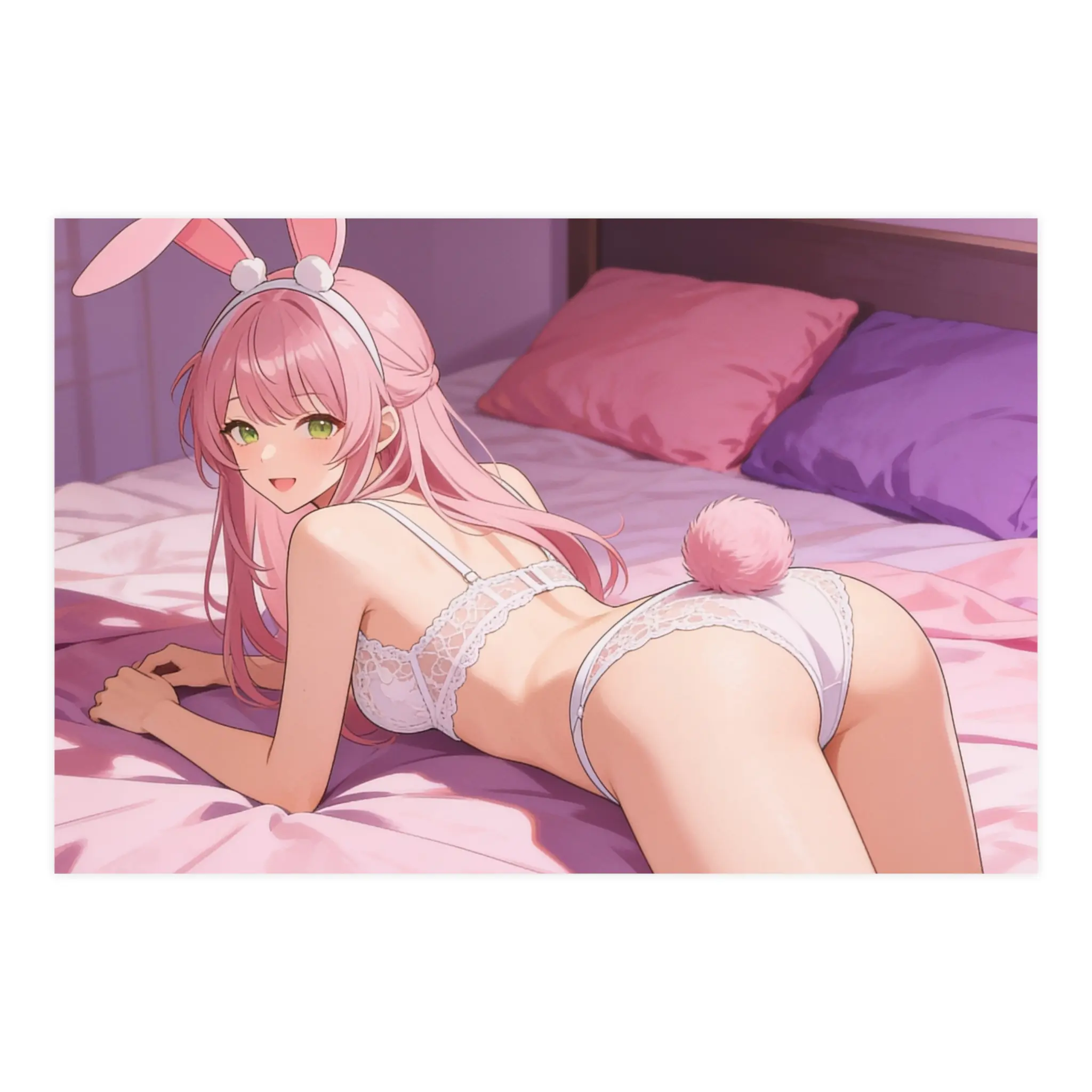 Bunny Lingerie Anime Poster