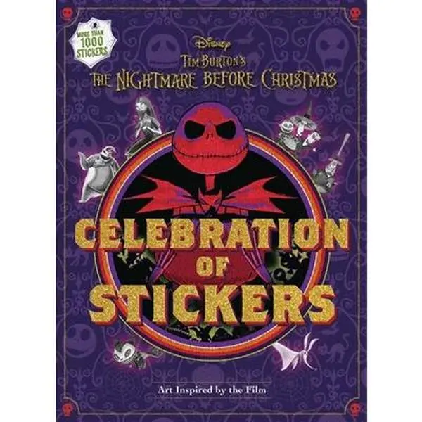 Disney Tim Burton's the Nightmare Before Christmas Celebration of Stickers - Sticker Book for Teens and Adults, Officially Licensed -- Editors of Thunder Bay Press, Hardcover
