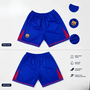 Unisex Soccer/Football Barcelona Team Laliga 2025/26 Home Short - Blue