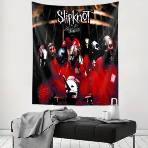 1 Slipknot tapestry, designed in the style of music, perfect for college dormitories, rooms and living spaces, a perfect gift for music fans