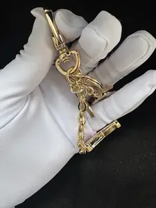 TURN YOUR KEYS INTO A STATEMENT. | Hand-Engraved 24K Gold Plated Keychain — More Than Utility, Its Identity.