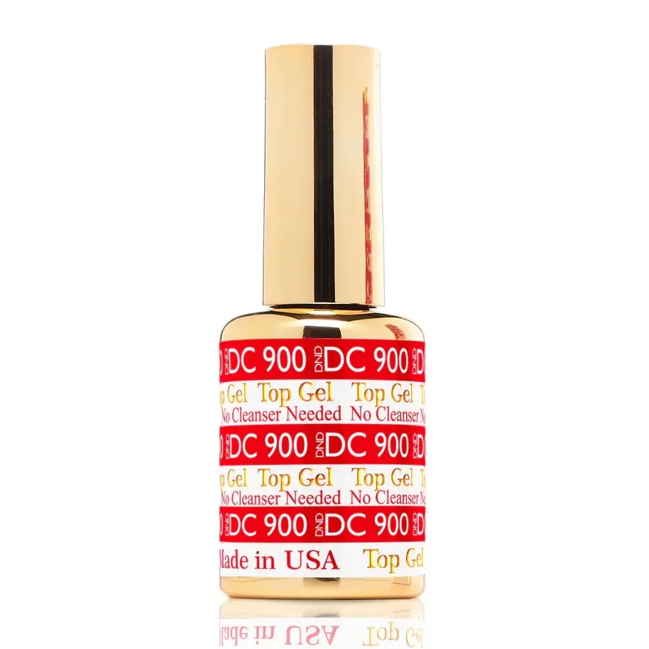 DC Top coat No Cleanse 900 Gel 0.5oz nail care nail art glossy top coat