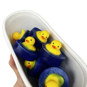 Bubble Duckies Soap with Rubber Ducky for Fun Bath Time - Includes One Bubble Ducky Soap for Kids