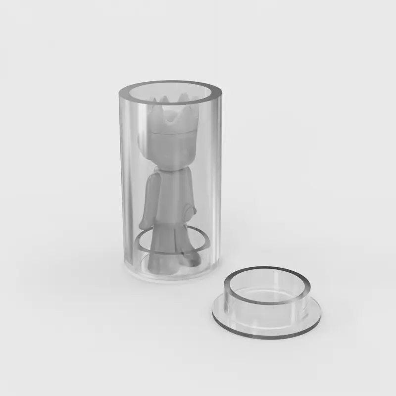 Display Case for Collectible Figurines, Statues & Bobbleheads - Ghostwrite Brand 100% Protective Enclosure