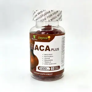 Wins Town Maca Plus Gummies 1500mg Big Enhancer with Black Maca Root & Dong Quai Extract 60 Vegan Gummies Antioxidant Supplement outdoorfun