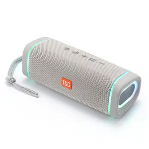 TG375 wireless Bluetooth speaker with light, outdoor subwoofer, portable plug-in small speaker LED Bluetooth speaker,support TF and USB