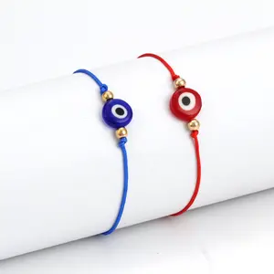 Evil Eye Woven Bracelet — Lucky Couple's Wristband, Tourist Souvenir & Small Gift