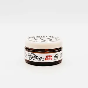 Beard Butter - Dandymen Tobacc. Vanilla Blend for Softening & Taming Beards - Natural Butters & Oils for Hydration - US Hair Care Product Saffron Ember