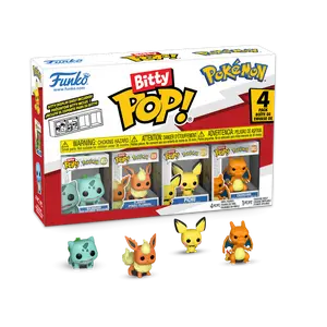 Pokemon Bulbasaur Funko Bitty Pop! Mini-Figure 4-Pack