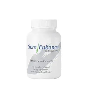 Semenhance Men's Supplement - Fruity Flavor Semen Enhancer, 60 Capsules, with Vitamin C & Fruits for Enhanced Scent and Confidence