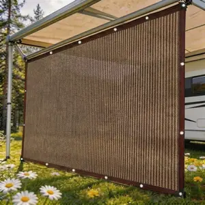 Extendable Sun Awning / Shade Net, Adjustable Shade - Outdoor Minimalist RV Sun Shade Net, Privacy protection, easy installation, high-density, anti-aging, A family essential for multiple scenarios: RVs, outdoor activities, camping