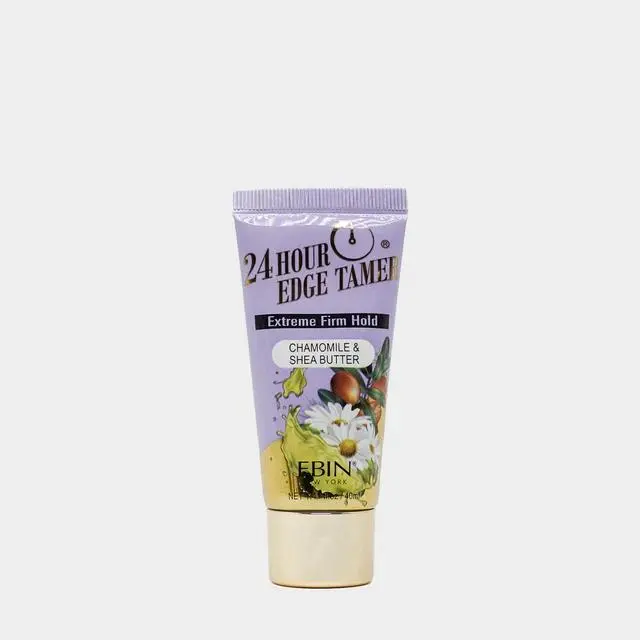 24-Hour Scented Edge Tamer Styling Gel with Argan Oil for Shiny Glass Hair, Extreme Hold for Natural Curls, Non-Flaking & Moisturizing, 1.41 oz
