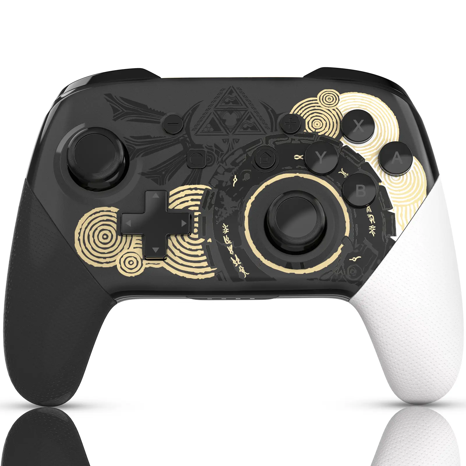 Switch Pro Controller, Compatible with Nintendo Switch/OLED/Lite Console, Wireless Controller with Screenshot/Dual Vibration/Wake-up/Motion Control/1300mAH Battery, Gaming Controller Accessories with Charger/Screen Protector/Protective Case/Carry Bag