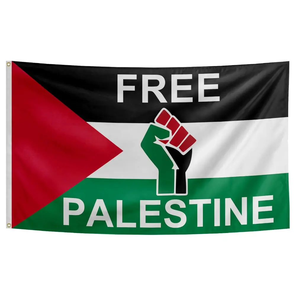Custom Aesthetic TapestryPalestine Flag 3 X 5 feet Free Palestine Flag with 2 Brass Grommets for Indoor and Outdoor Decoration Wall Backdrop TapestryAnime Flag Letter Print Personalized Wall  Festival Background Hanging Cloth home tapestry