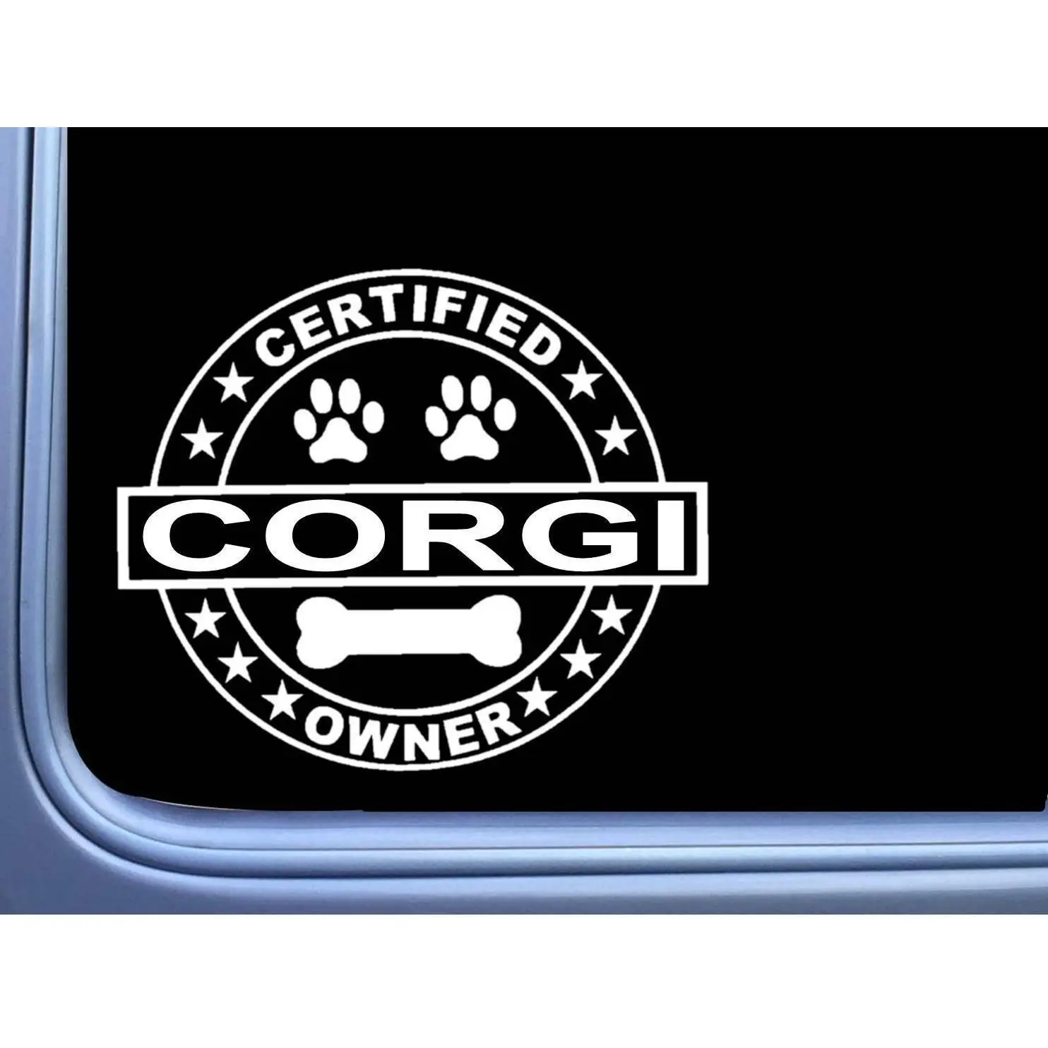 Certified Corgi L285 Dog Sticker 6" decal