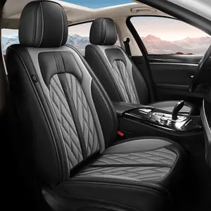 Car Seat Covers Front Pair Fit For Subaru Crosstrek 2016-2025 : Faux Leather Carseat Compatible Airbag Seat Protector  Scratch And Abrasion Resistant Decorative Ventilated Perforated Breathable