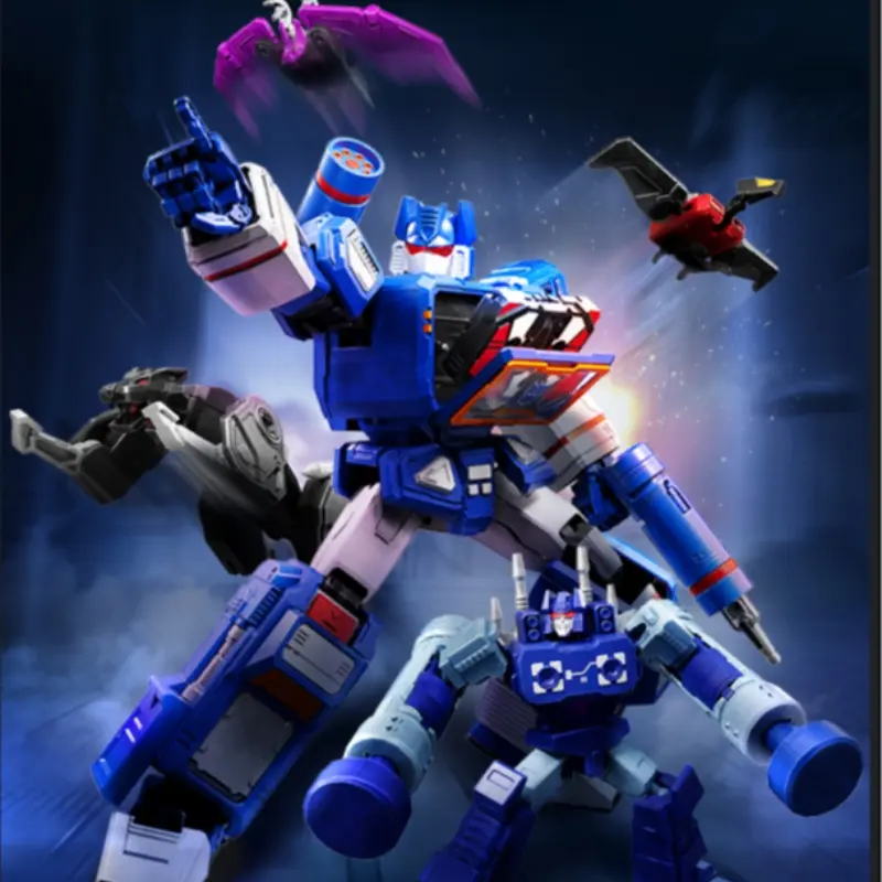 BLOKEES x Transformers Legend Series Soundwave Building Model Figure, Battery-Powered Magnetic Toy Set, Ideal Gift for Fans Over 14 Years Old, Building Block Sets, Building Block Figures