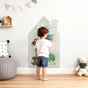 Magnetic Whiteboard Sticker Set, Good Magnetic Absorption, Smooth Writing, Self-Adhesive & Detachable, Ideal for Kids' Rooms & Offices