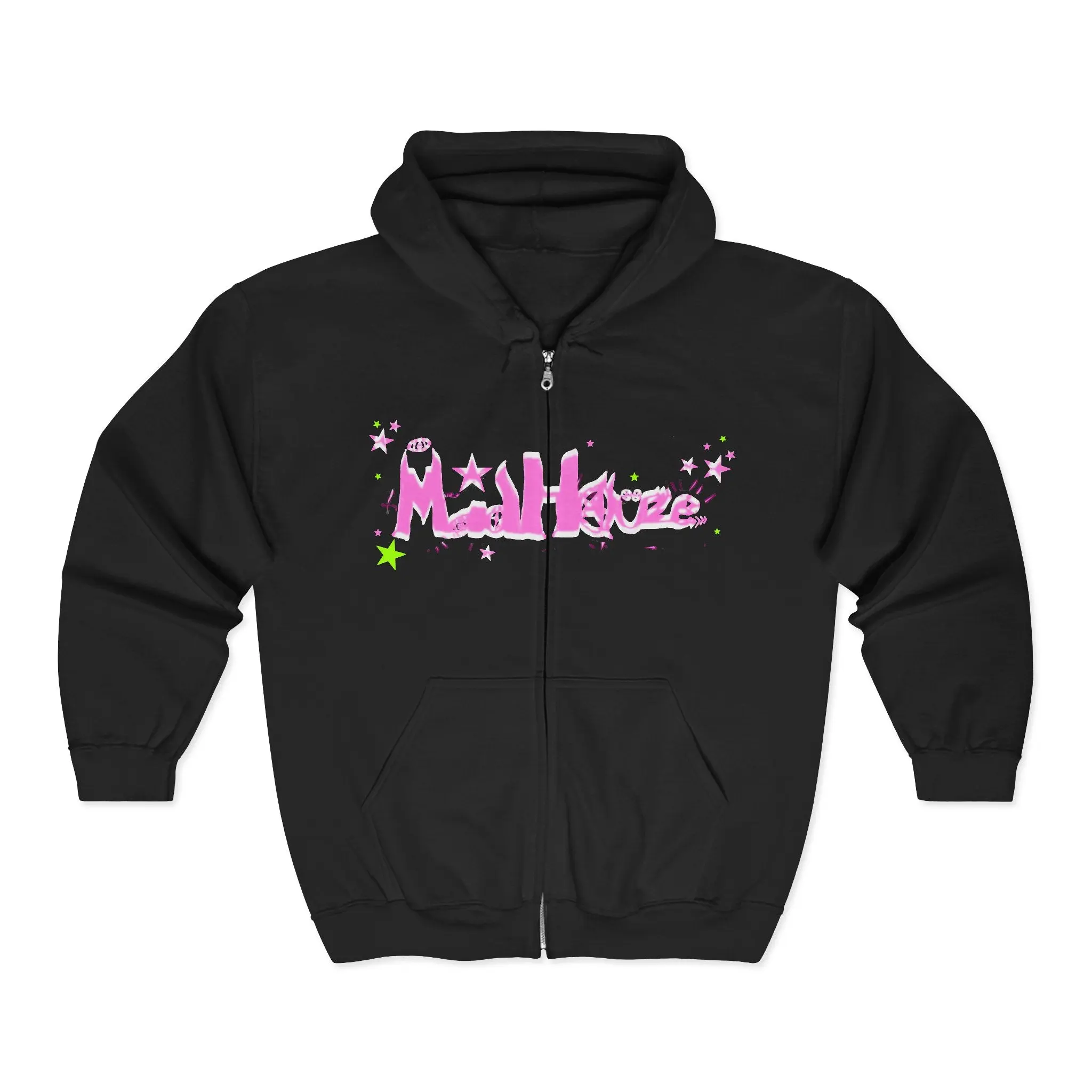 MADHOUSE y2k/grunge (colored)™ Full Zip Hooded Sweatshirt