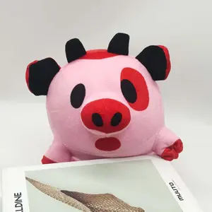 Hazbin Hotel Fat Nuggets Plush Toy Animated Movie Character Alastor Helluva Boss Pillow Stuffed Doll Birthday Gift For Kids