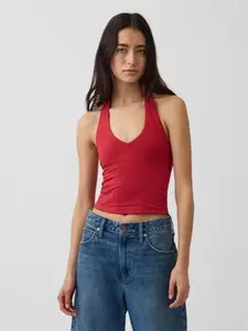 GAP CloseKnit Halter Crop Top