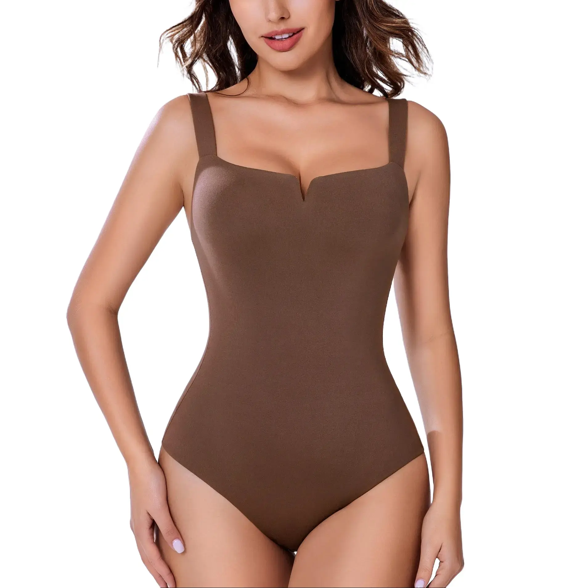 Avidlove Bodysuits for Women Square Neck Bodysuit Sleeveless Elegant Body Suits Double Lined One Piece Tank Top Body Suit SpringStatements Casual Backless