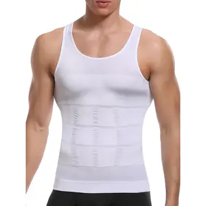 Men Compression Vest Sleeveless Base Layer Undershirt Firm Muscle Support Discreet Under Clothing Ideal for Gym Workout Running Training Fitness  5 Sizes