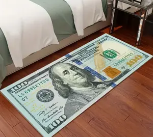 100 Dollar Bill Rug