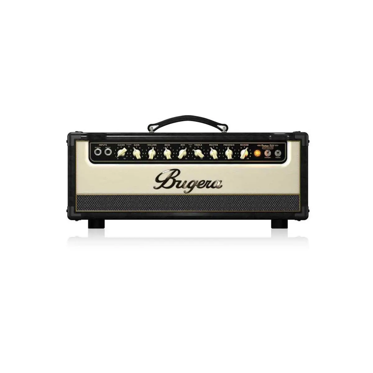 Bugera 55W Vintage 2-Channel Tube Amplifier Head with Infinium Tube Life Multiplier and Reverb
