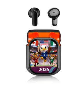 The latest Wireless Earphones — LED Battery Display, IPX4 Sweat-Resistant, Built-in Microphone (Enabling Clear Calls While Exercising or Studying), and Stereo Sound.
