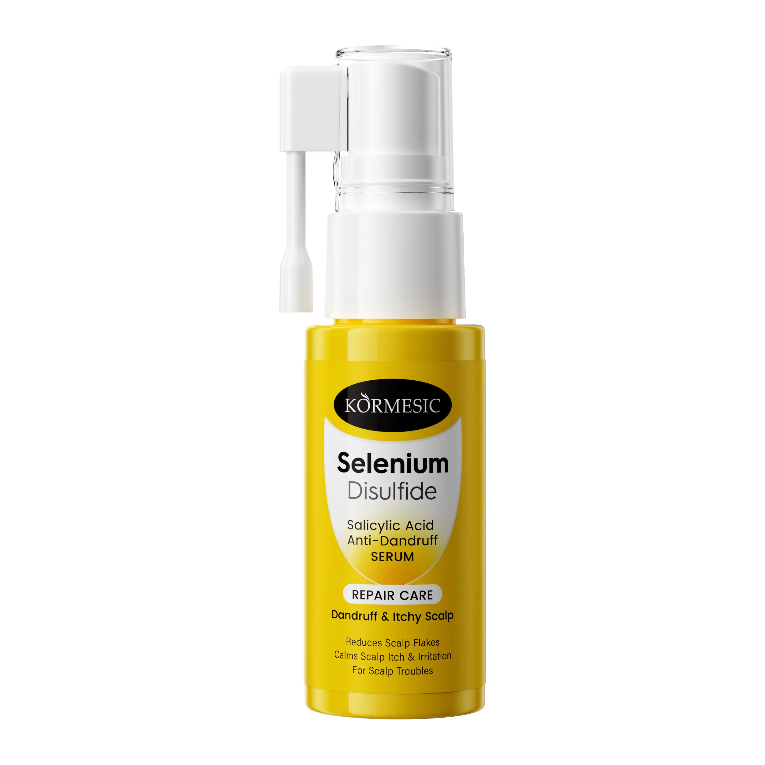 [Buy 1 Get 2] KORMESIC Selenium Disulfide Anti-Dandruff Scalp Serum - Haircare Treatment for Oily/Dry Scalps, Flaky Itchy Scalp - With Selenium Sulfide, Salicylic Acid, Centella Asiatica, Deep Pore Cleansing