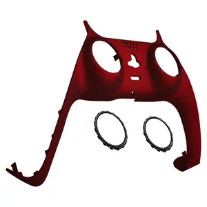 eXtremeRate  Decorative Trim Shell Compatible with PS5 Controller, DIY Replacement Clip Shell, Custom Plates Cover Compatible with PS5 Controller with Accent Rings