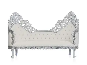 Vintage "Boujee" Settee Chair, Modern Style & Comfort, Fully Assembled, Indoor Furniture. Throne
