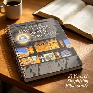 Bible Study Companion Notebook, 10th Anniversary Edition with ROSE Bible Charts, Maps and Time Lines