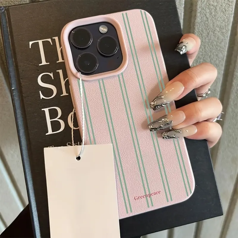 Lychee-pattern shockproof silicone phone case, suitable for iPhone 17/16/15/14/13/12/11/X/XS/XSMAX, soft case, new style, fashionable, protective cover, gift, personalized, business TPU, suitable for various occasions, Accessories, Cellphone, Casing, Prot