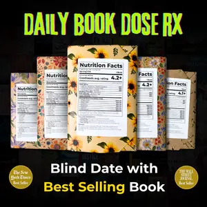 Daily Book Dose RX - Blind Date with a New York Times Best Selling Book with Mind Nutrition Facts, Surprise Gift for BookTok Lovers, Daily Mind&Curiosity Boost, Spicy & Dark Romance, LGBTQ+, Fantasy, etc.