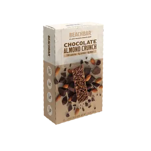 Bodi - BEACHBAR - Chocolate Almond Crunch - Vegan Protein - 15 Bar Box