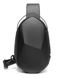Men's Hard Shell Chest Bag, Zipper Belt Bag, Versatile Bag, Durable and Stylish Backpack for Outdoor Adventures, Comfortable and Functional Design for Everyday Use, Zipper Fanny Pack, Everyday Beltpack